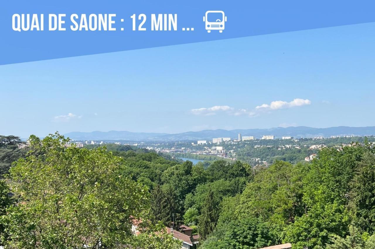 卡威尔奎Le Calme - Design - Vue Panoramique Sur La Saone公寓 外观 照片